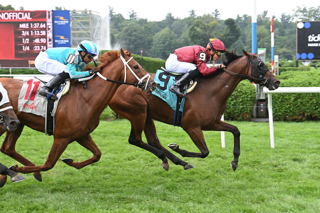 Reckoning Force Allowance win at Saratoga