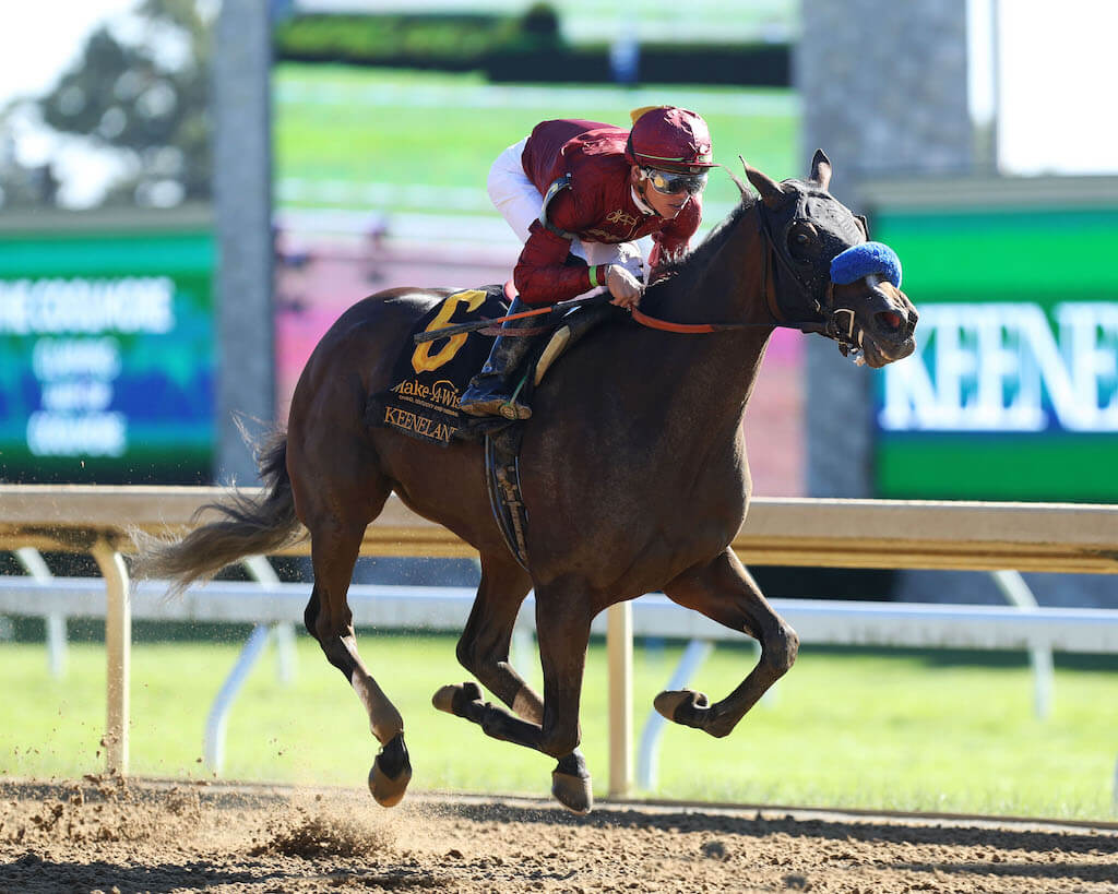 Claret Beret wins at Keeneland