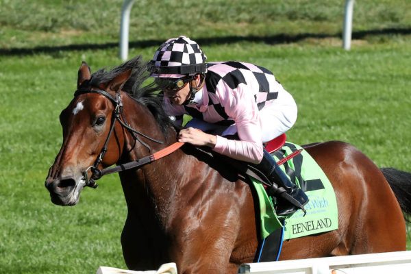 Minoushka (GB) an exciting winner at Keeneland in first start in USA